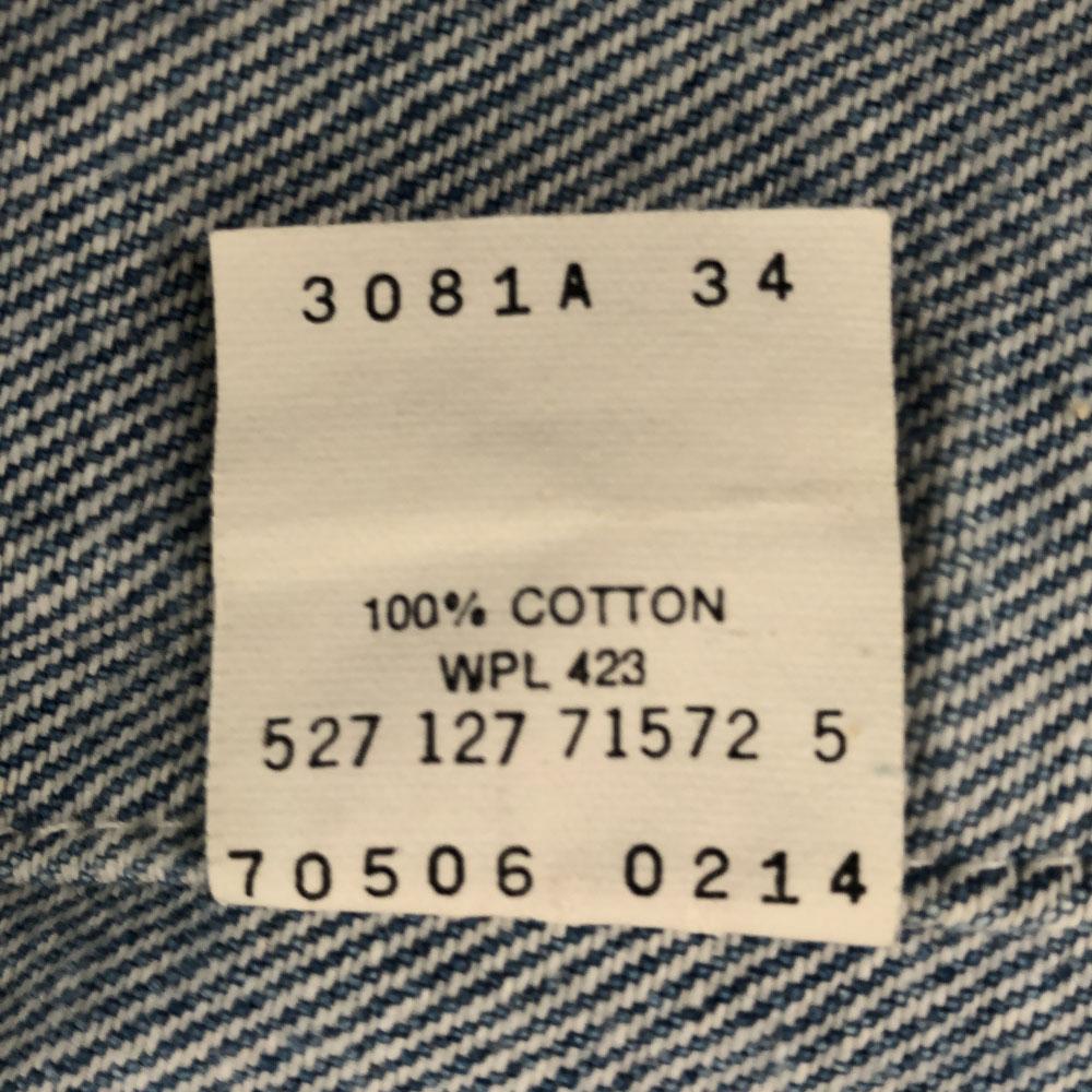 Levi's 90-е Сделано в США 70506 0214 Джинсовая куртка 42 Старая джинсовая куртка Мужская Б/У