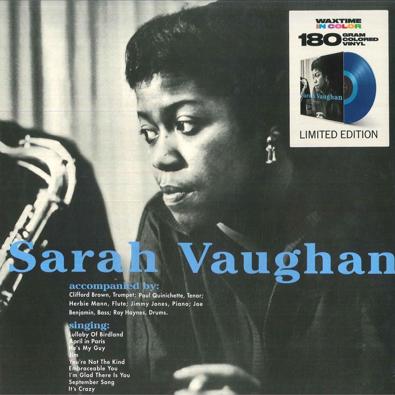 LP Record SARAH VAUGHAN - Sarah Vaughan (Blue Vinyl) 950673BLUEVINYL WaxTime In Colo 2019 Europe Jazz