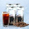Для Fujita Coffee Iced Coffee Blend 500 г x 4 пакета Отличное соотношение цены и качества Большой емкости Набор Sharp Bitterness Iced Coffee Кофейные зерна Dark Roasted Популярные