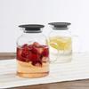 HARIO Vinegar Storage Vinegar Fruit Made in Container, Pot, 1000ml, Pickles, Black, Japan, VFP-1000-B