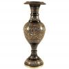 Flower Vase Brass (33.02 Cm Black, Gold)