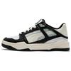 Slipstream Top Grain Leather Synthetic Retro Sports Casual Low-Top Lifestyle Shoes Unisex Sneaker Black White 395232-01