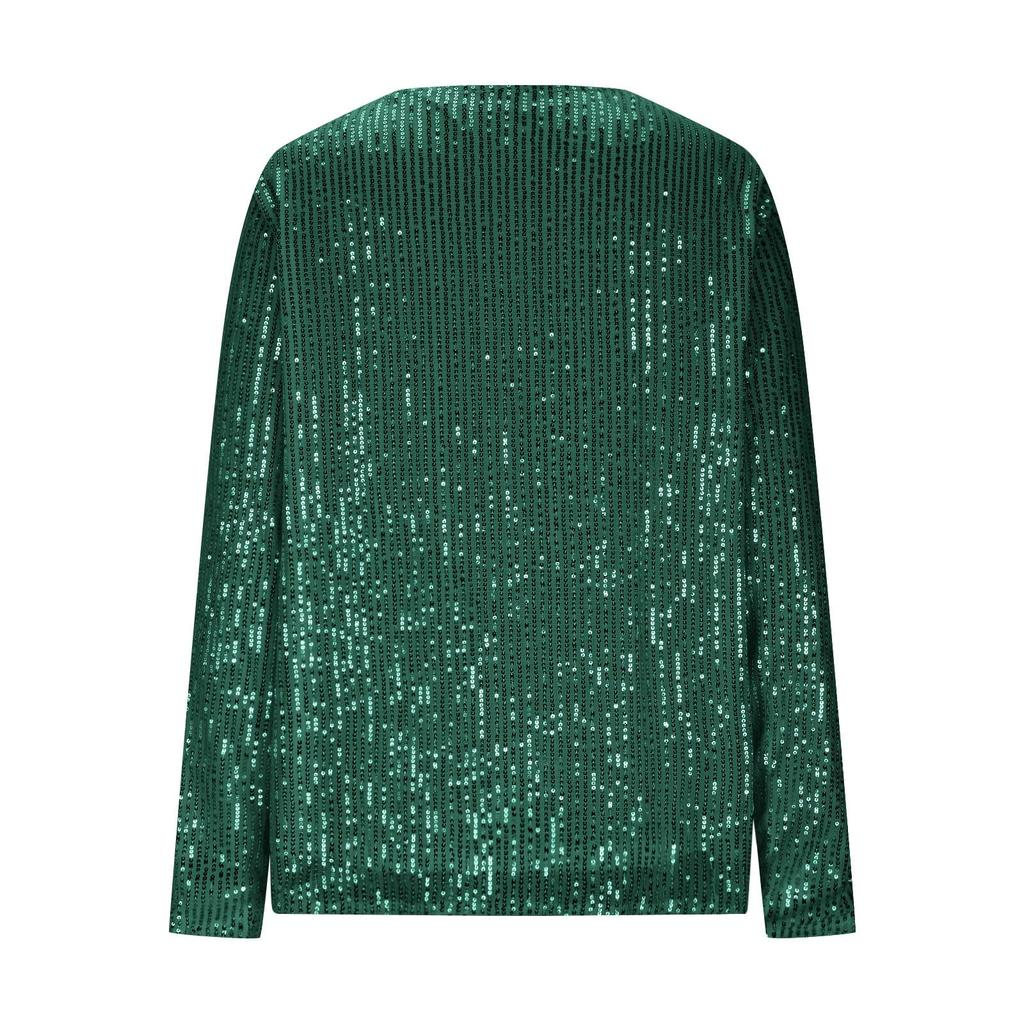 Женский однотонный пуловер с длинными рукавами и V-образным вырезом