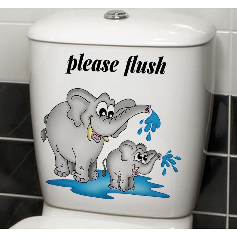 Креативная реалистичная 3D наклейка на унитаз с милым котом Vision, забавная наклейка с изображением животных для ванной комнаты, декор крышки унитаза, самоклеящаяся ПВХ, водонепроницаемая картина