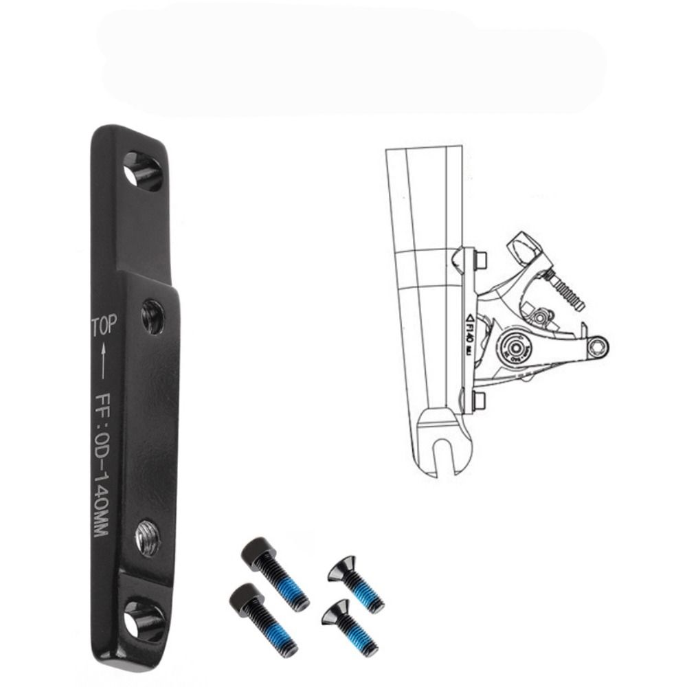 Велосипедный передний/задний переходник с винтами, велосипедные аксессуары, плоское крепление, адаптер дискового тормоза для шоссейного велосипеда