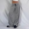 American Casual Striped Trousers High Waist Lace Up Loose Straight Leg Pants Drape Mopping Pants Women's Summer Commuting