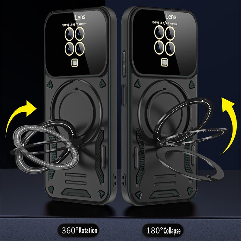 For Xiaomi Redmi Note 9 Pro Case Car Magnetic Holder Armor Cover for Xiaomi Redmi Note 9S Note9 9Pro Camera Protection Coque