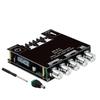 2.1-канальная цифровая плата усилителя с Bluetooth, функциями регулировки высоких/низких частот, супербаса и высокой мощностью для сабвуферов и автомобильных аудиосистем.