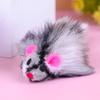 20 шт. Игрушки для домашних кошек Плюшевая поддельная мышь Игрушки для кошек Цветные перьевые игровые игрушки для котят