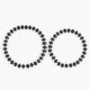 Браслет Jbans Classic Серебряный Шариковый 6 мм Черный Ро делло Оникс (C2401Ac1090_Bk)
