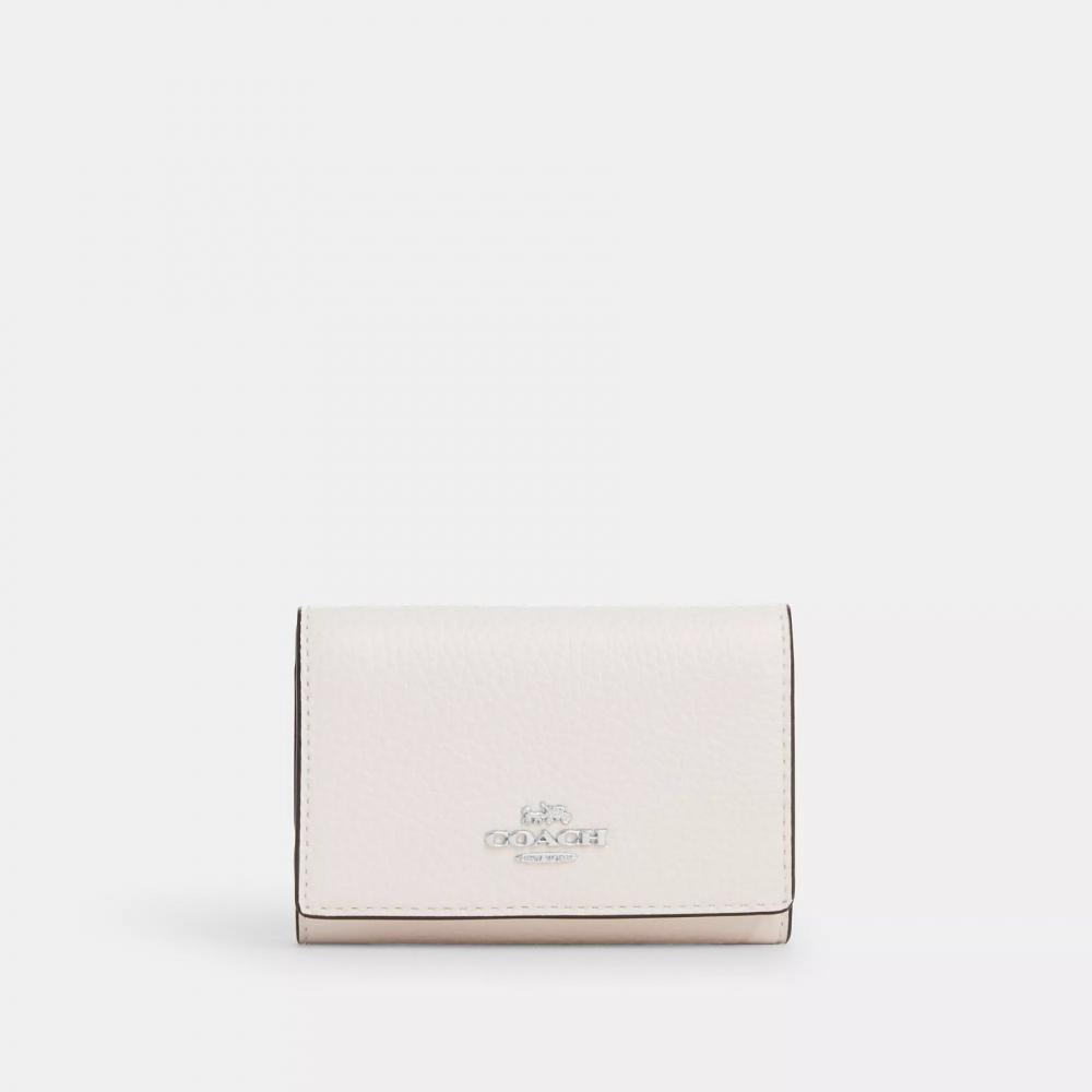 Coach Микро-кошелек Серебряный Деним