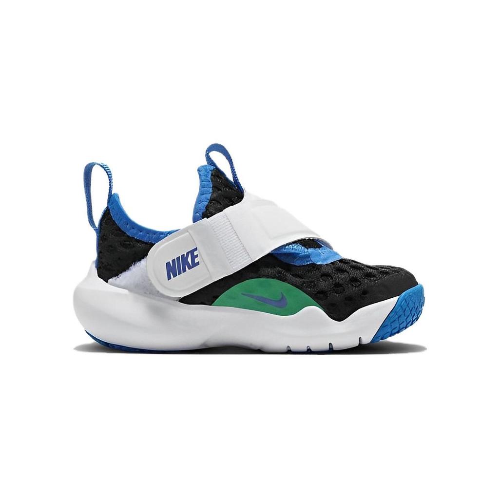 Nike Flex Advance TD Тканевые Прочные Низкие Кроссовки Детская Обувь Белый Черный Синий DC9367-002