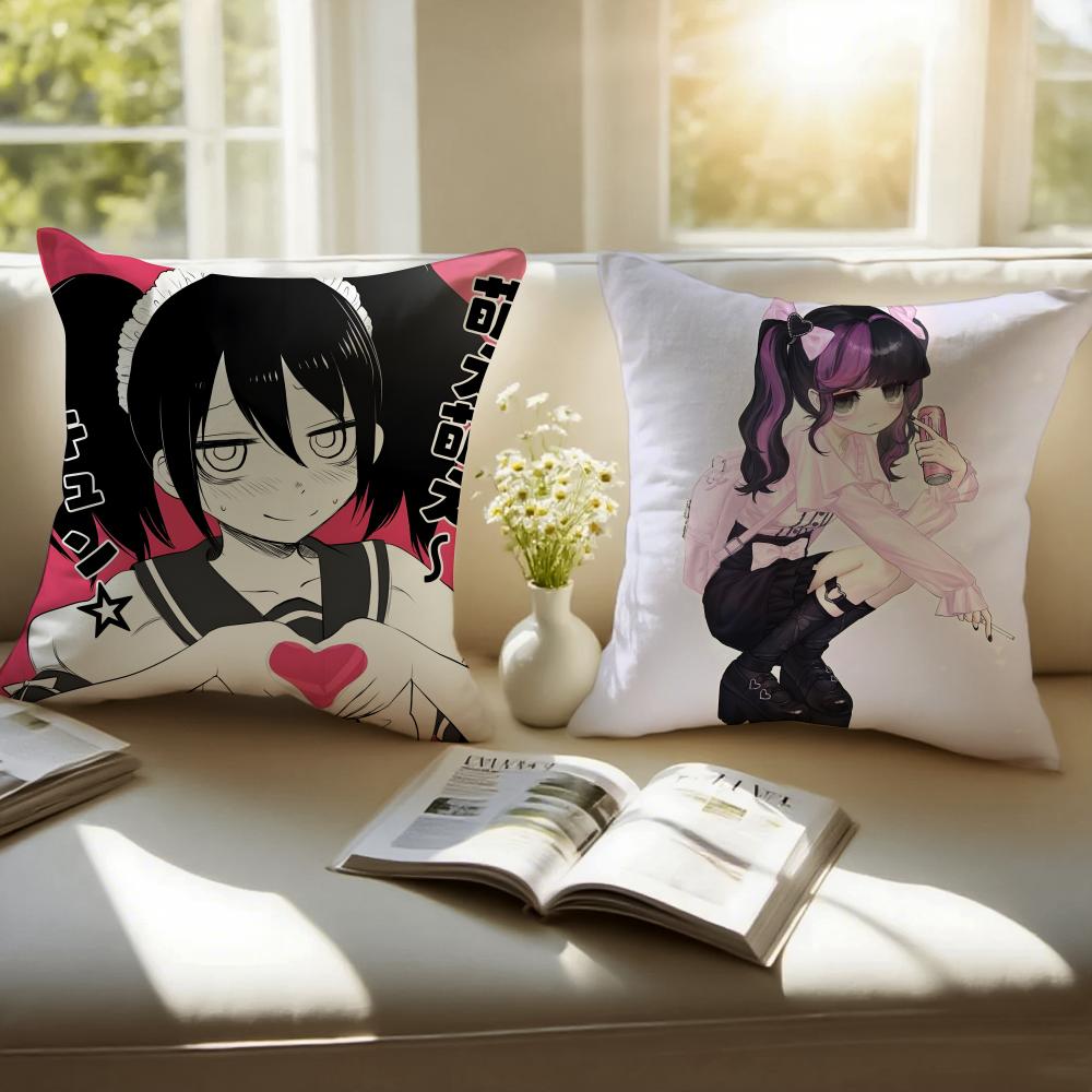 Watamote K-Куроки Т-Томоко Наволочка-подушка Наволочка из льна Мягкий Декор Для Дивана Домашней Комнаты