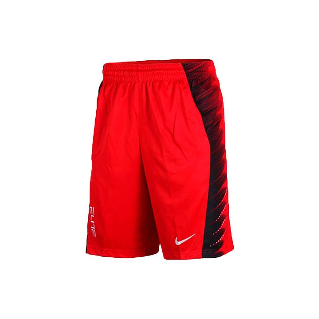 Nike Прямые шорты с логотипом и принтом, мужские штаны, красные 645080-657