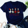 Cute Lovely Goose Coquette Tshirt Valentine Goose Shirt  Duck Valentines Shirts Silly Goose Shirts Unisex Short Sleeves Tops