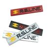 3D Metal RS Line Logo Rear Trunk Emblem Badge Side Fender Car Sticker Decals Car Styling Accessories