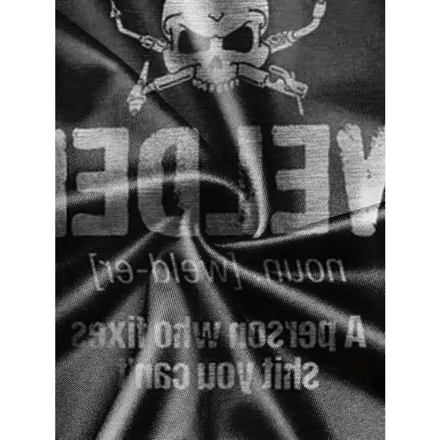 Long Sleeve Creative Graphic Print T-Shirt for Men - Stylish Autumn Classic Fit, Casual Tees for Daily Life - Mens Clothing, Fashion Apparel