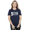 DC Comics Женская/дамская футболка бойфренда The Flash STAR Labs из хлопка