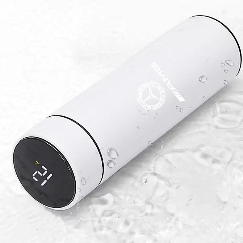 Car Sticker Car 500ml Intelligent Temperature Display Insulating Cup for Mercedes Benz AMG W205 W211 W212 W213 W201 W210 W124 Ac
