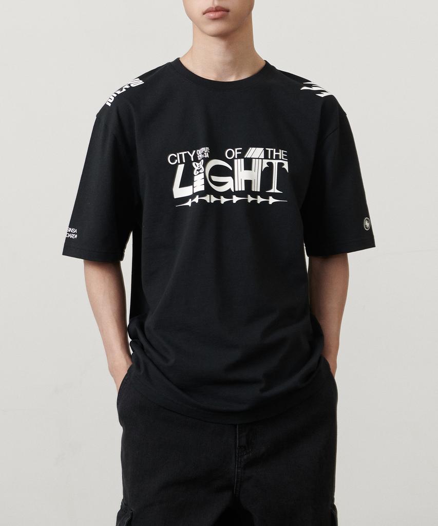 MUSINSA STANDARD City Of The Light T-Shirt_01 [Black]