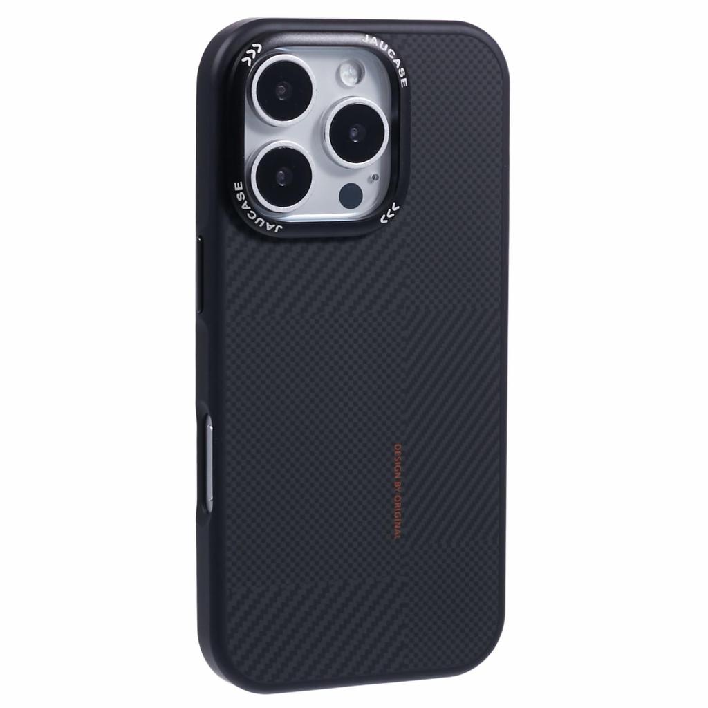 JAUCASE Чехол для iPhone 16 Pro, ПК+ТПУ, Текстурированный чехол для телефона, Совместим с MagSafe