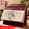 2026 Year of the Horse Custom Table Calendar - Personalized Desk Ornament & Monthly Planner with Logo Customization