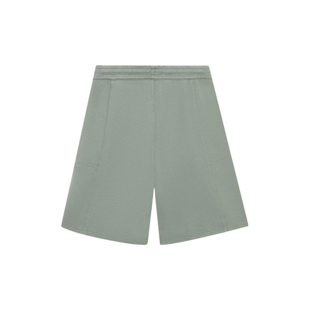 Li-Ning Vital Essential однотонные свободные прямые шорты с вышитыми буквами, мужские плавки, зеленые AKSSA87-6