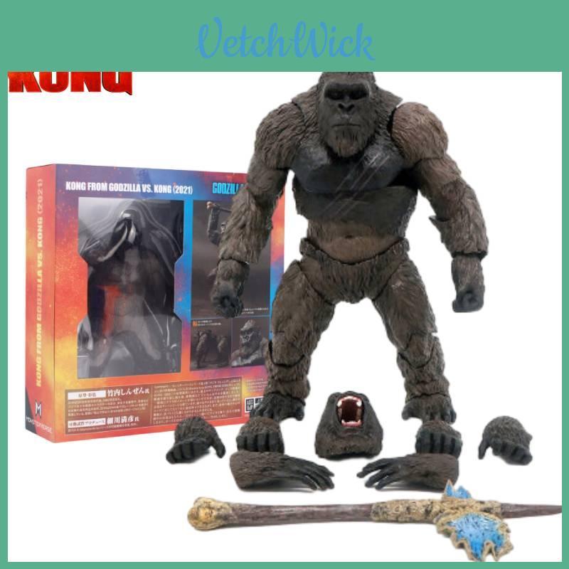 Коллекционная Godzilla Vs. Игрушка-модель Кинг Конг из ПВХ, с подвижными руками и ногами, размер 14 см / 5,51 дюйма
