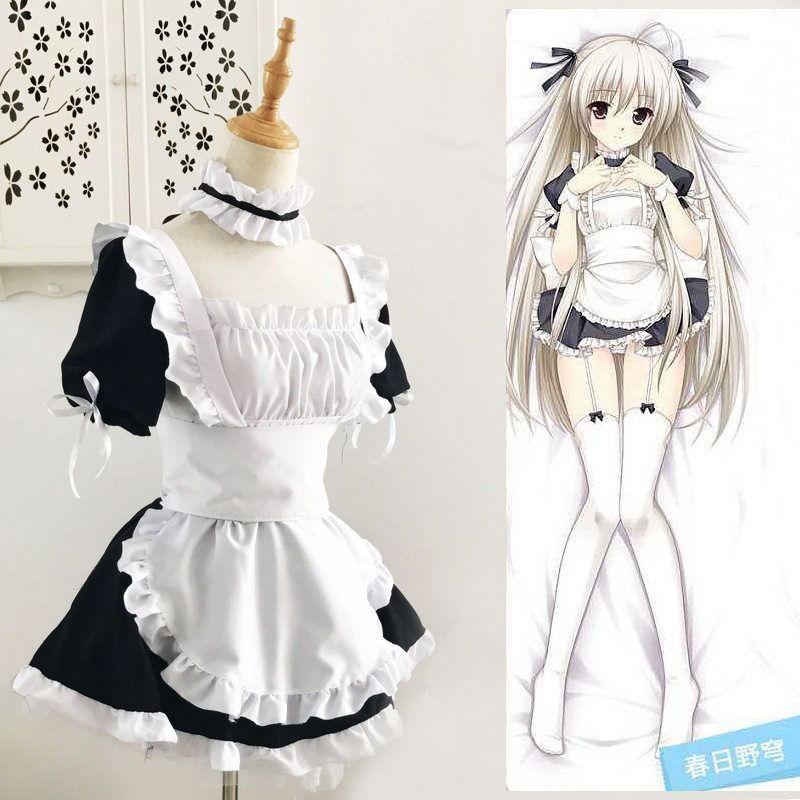 Косплей костюм горничной Yozora Konomiya Loli Милый