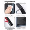 1m Window Sealing Strip,Sliding Window Weatherproof Barrier for Rain Wind Insulation,Balcony Door Flash Board Waterblocking Seal
