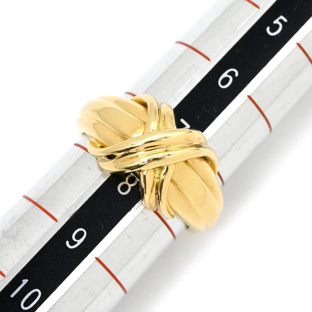 Tiffany & Co Signature SignatureRing ring 18K Yellow Gold #7.5(JP Size) Array