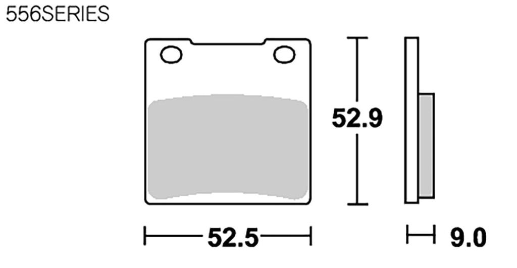KITACO SBS Тормозная колодка Дешевая, долговечная и толстая 556HF Керамическая