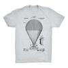 Airship Patent Men's T-Shirt. Airship Blueprint Men's T-Shirt. Flying Machine Men's T-Shirt. Patent Shirt. Printed On Soft Cotton Tee, Comfy.