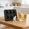 Силиконовая форма для льда Sasquatch, Форма для кубиков льда, Подарок, Форма для кубиков льда пищевого качества, Безопасная и прочная, Аксессуар для виски-бара