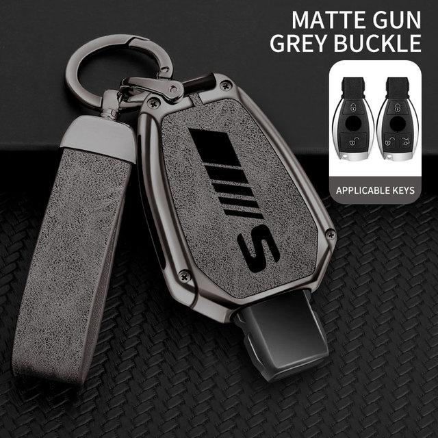 Чехол для ключей из цинкового сплава для Mercedes Benz S Class W221 W222 W223 S320 S350 S400 S450 S500, брелок для ключей Benz, аксессуары