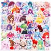 50 Cartoon Animation Q Version Stickers Fun Cute Cartoon Diy Peripheral Niche Creative Ipad Stickers