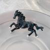 Yousheng Oil Dripping Running Horse Brooch Sweater Cardigan Coat Business Suit Zodiac Animal Lapel Pin Men Women Fashion Jewelry Clothing Accessories