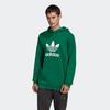 Adidas Originals TREFOIL French Terry Fleece Size O Dark Green HOODIE, Sweatshirt, (177-183cm), FTR07,