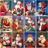 DIY Санта-Клаус 5D алмазная живопись полная квадратная дрель мультфильм Алмазная вышивка набор крестиков настенный художественный подарок домашний декор