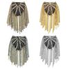Brooch Brooch Shoulder Board Epaulets Jacket Vintage Brooch Tassel Chain Epaulette  Women