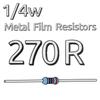 200 шт. 1/4 Вт металлопленочный резистор 33R Ом 36 39 43 47 51 56 62 68 75 82 91 100 120 150 180 200 220 240 270R Ом Ом 1% допуск Perintang WATT