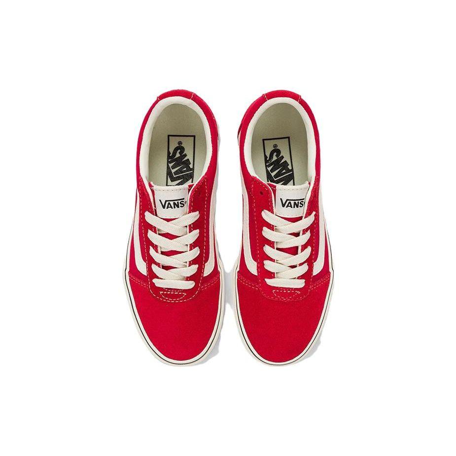 Vans Ward Comfortable Versatile Low-Top Skate Shoes Women Sneaker Red VN0A3IUNBOP