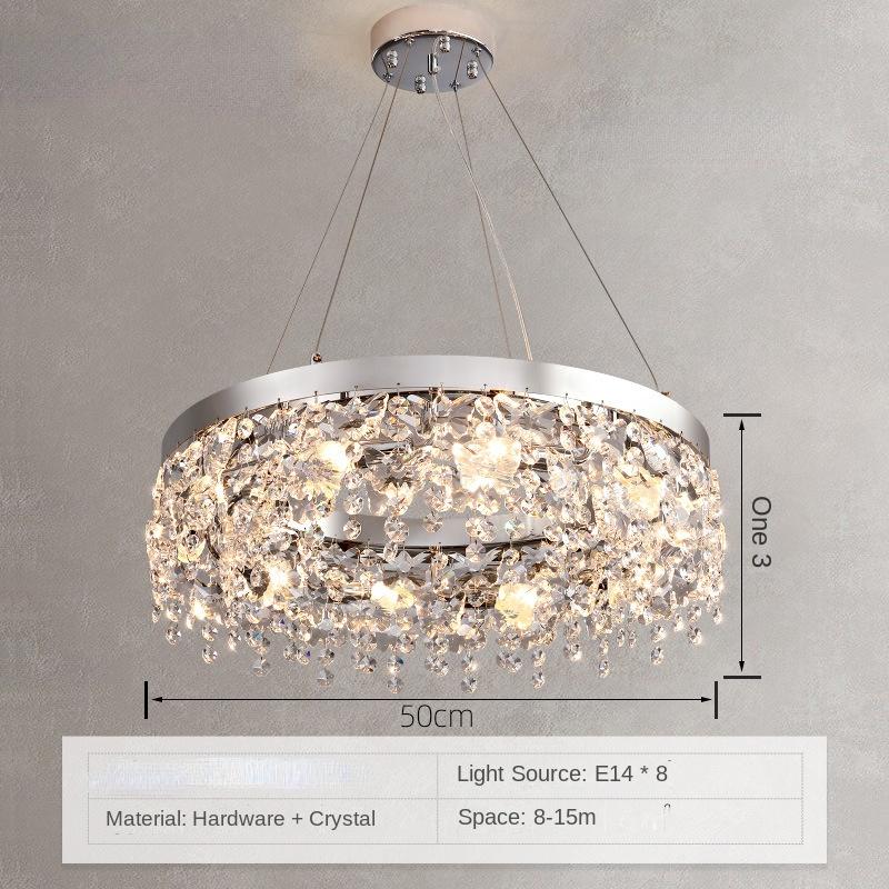 Подвесной светильник для спальни. Светильник для комнаты. Современный и минималистичный светильник для учебы. Хрустальный светильник. Основной светильник для гостиной.