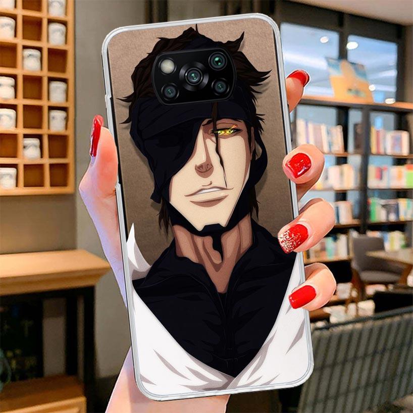 Bleach Aizen Sousuke Cover Phone Case For Xiaomi Poco F7 Ultra X7 X6 X5 Pro M7 Redmi 15C 15 13C 13 12C 12 10C 10 9A 9C 9T 9 Shel