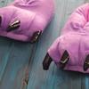 Winter Warm Soft Indoor Floor Slippers Unisex Shoes Paw Funny Animal Christmas Monster Dinosaur Claw Shoes
