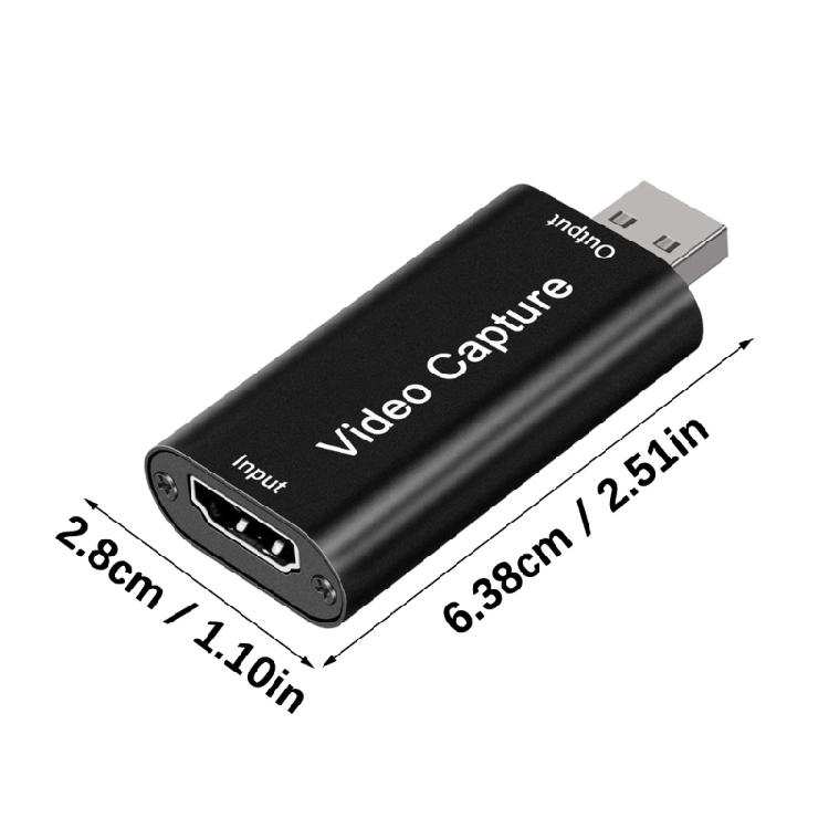 1080P 30 Гц USB-карта видеозахвата Цифровой конвертер USB2.0 в HDTV Устройство записи видеозахвата Видео для ПК Ноутбука