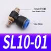 Pneumatic Connector SL8-02, Throttle Valve SL6-01, Speed Control Valve SL4-M5, Air Hose SL10-03, SL12-04