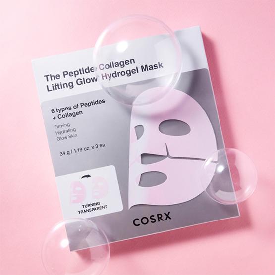COSRX Пептидная коллагеновая лифтинг-маска-гидрогель для сияния 34г*3шт