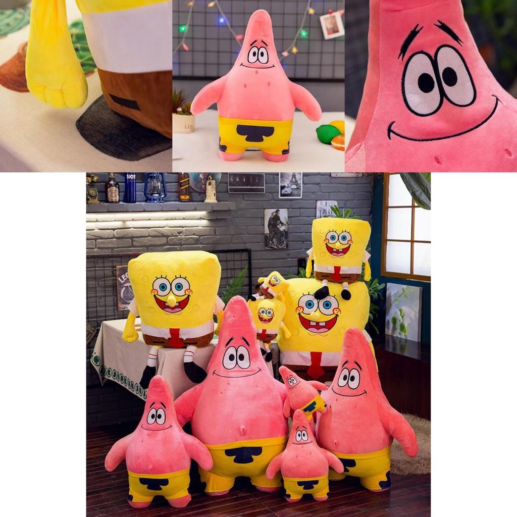 Spongebob Patrick Star Plush Toy Soft Stuffed Doll Cute Cushion Kids Girls Gift