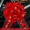 Large Red Ribbon Double Happiness Wedding Car Bows for Decoration and Door Handles